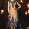 Wine Embroidered Festival Saree