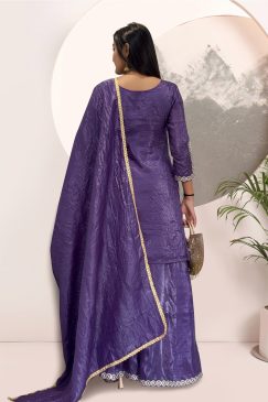 Alternative view of Purple Color Beautiful Plazo Dress