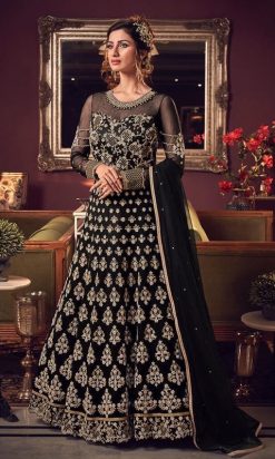 full anarkali gown