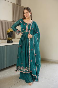 Designer Party Wear Look Sharara Dress
