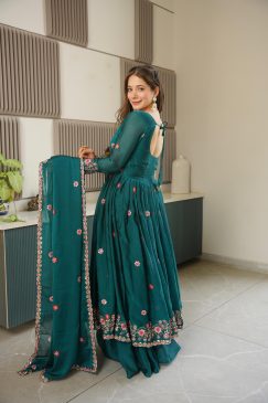 Alternative view of Designer Party Wear Look Sharara Dress