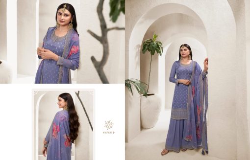 Trending Design Fancy Chinon Fabric Partywear Dress