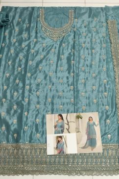 Alternative view of Trending Design Fancy Chinon Fabric Partywear Dress