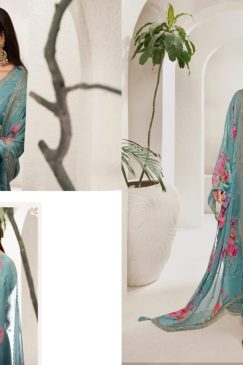 Trending Design Fancy Chinon Fabric Partywear Dress