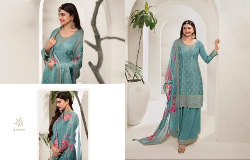 Trending Design Fancy Chinon Fabric Partywear Dress
