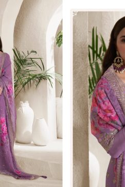 Trending Design Fancy Chinon Fabric Partywear Dress