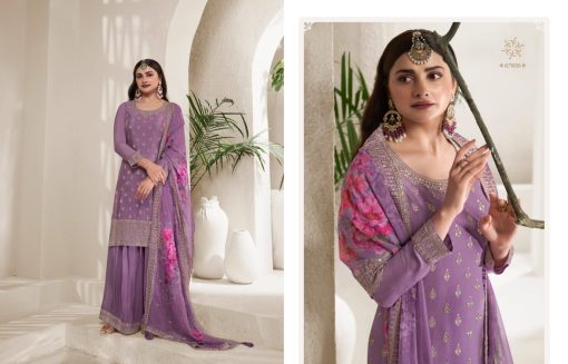 Trending Design Fancy Chinon Fabric Partywear Dress