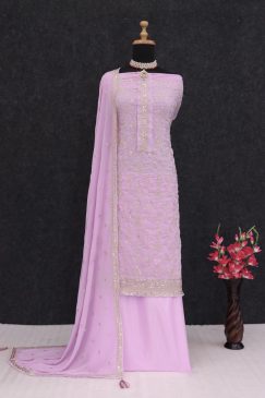 Alternative view of Party Wear Suit in Georgette Fabric