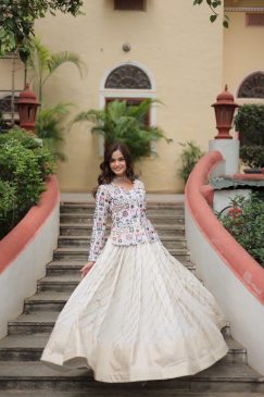Premium Designer Sequins Embroidered Readymade Co-Ord  Set