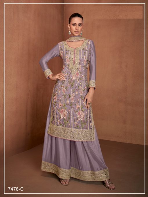 Partywear Georgette Fabric Dress Buy it now