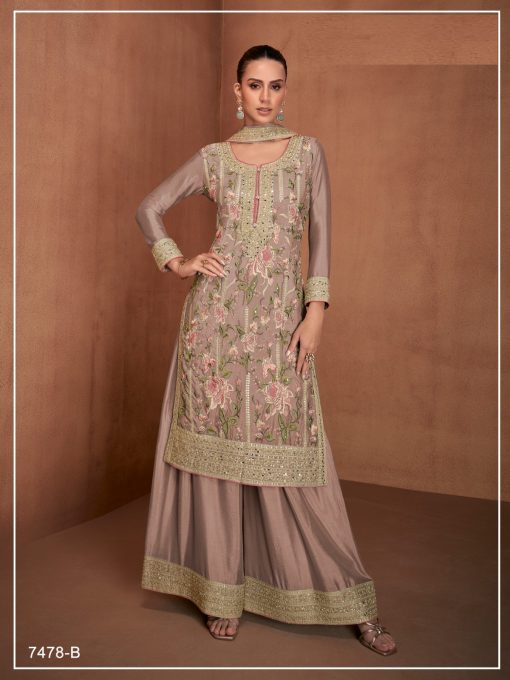 Partywear Georgette Fabric Dress Buy it now