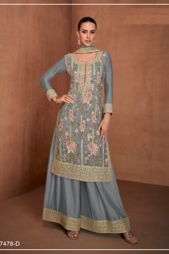 Partywear Georgette Fabric Dress Buy it now