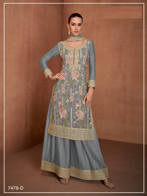 Partywear Georgette Fabric Dress Buy it now