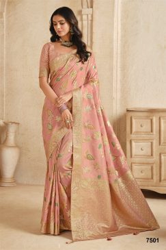 Beautiful Fancy Silk Saree For Wedding Function