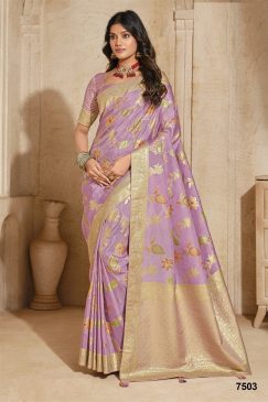 Beautiful Fancy Silk Saree For Wedding Function