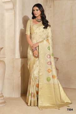 Beautiful Fancy Silk Saree For Wedding Function