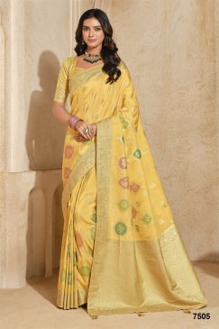 Beautiful Fancy Silk Saree For Wedding Function