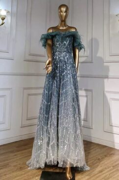 Off shoulder sales indian gowns