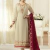 Ayesha Takia Cream Georgette Straight Suit