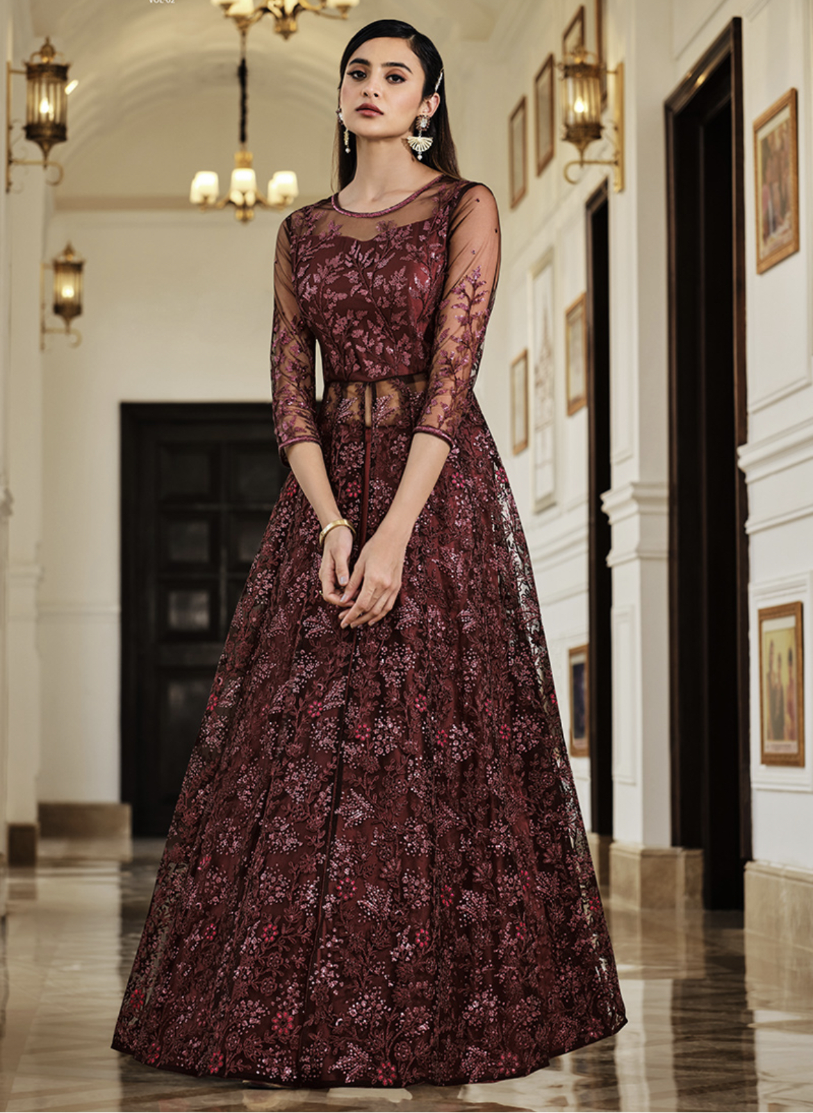 Lehenga deals gown designs