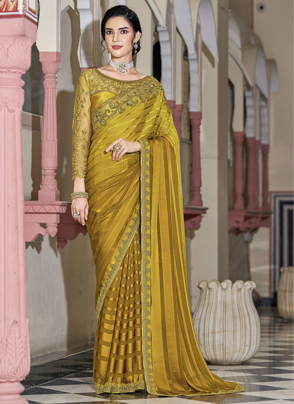 Party wear sarees store for ladies