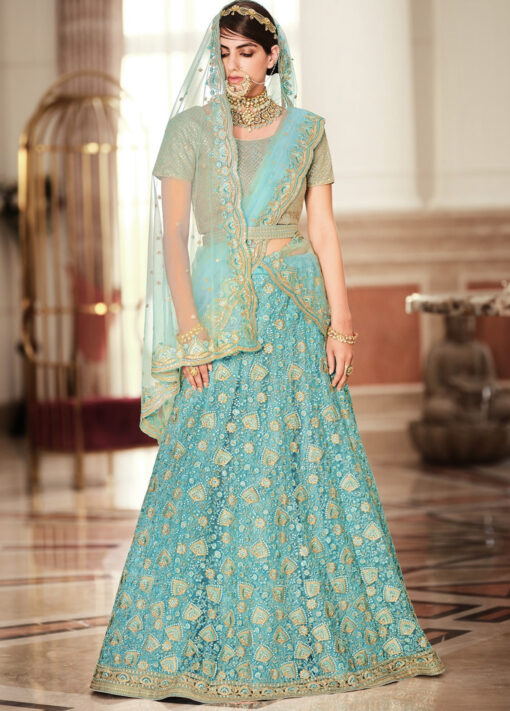 Aqua Net Sangeet Lehenga Choli