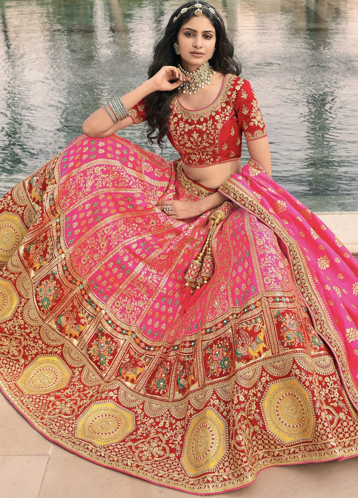 Side lehenga choli sale