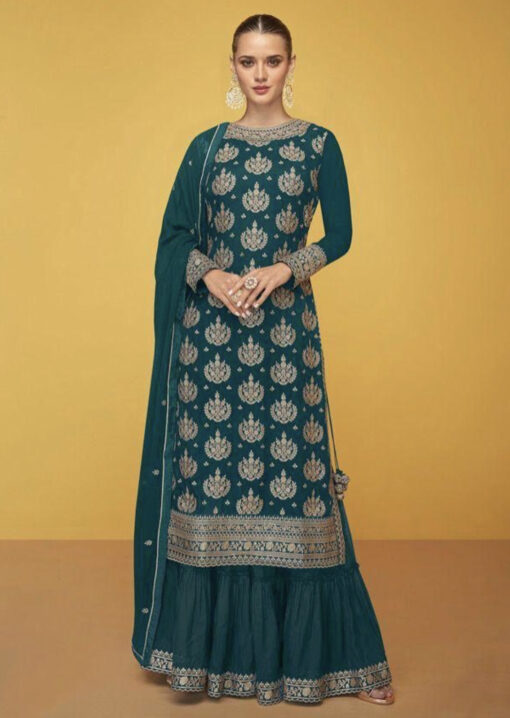 Morpich Georgette Sharara Suit