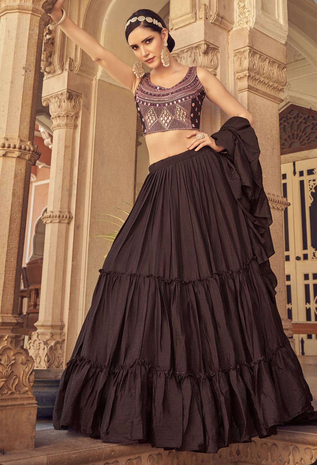 Ruffle lengha clearance