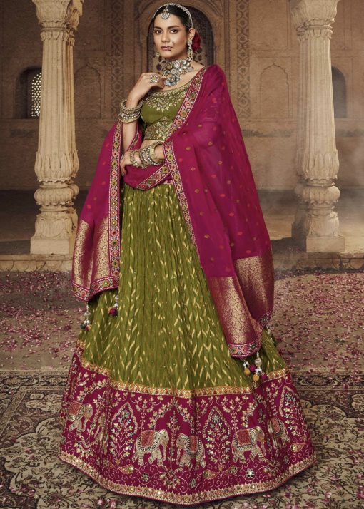 Mehendi Wedding Lehenga Choli