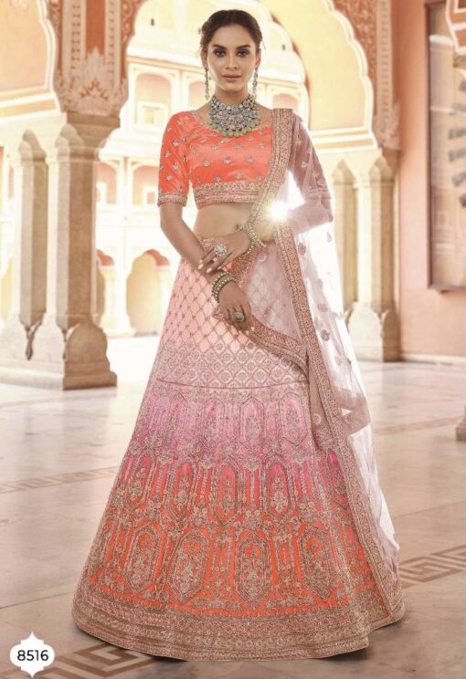 Red Heavy Bridal Lehenga Choli
