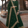 Green Embroidered Floor Length Anarkali Suit