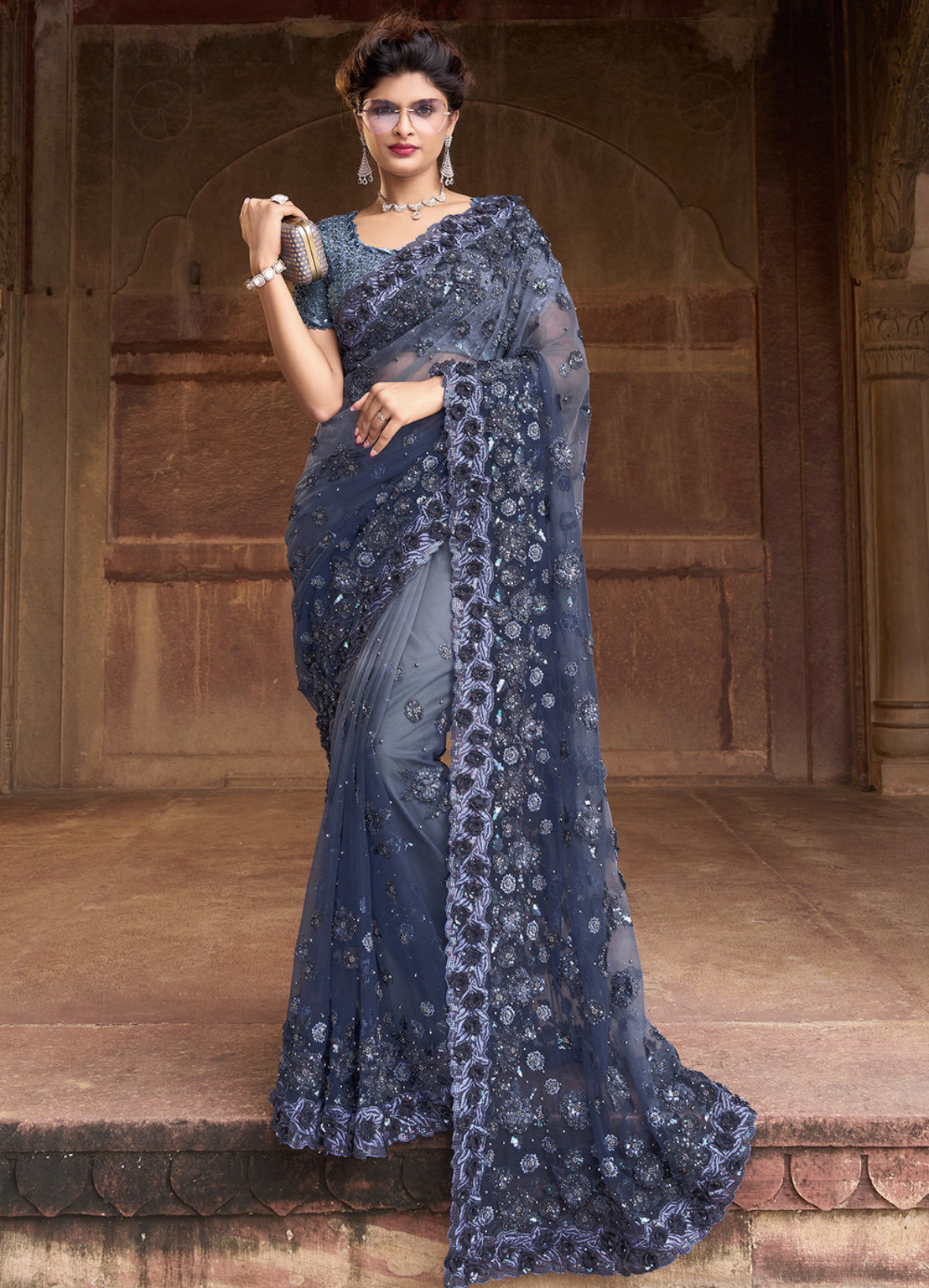 Heavy on sale bridal saree