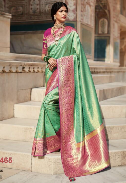 Green Art Silk Saree