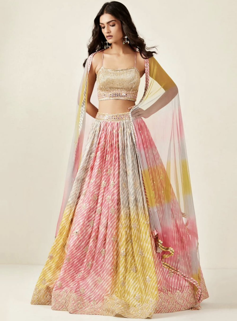 Chaniya choli for sangeet hotsell