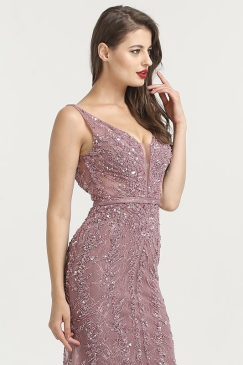 Alternative view of Pink Backless Evening Dress Evening Dress