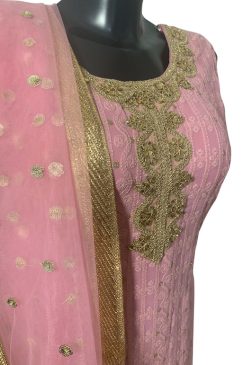 Alternative view of Ready To Wear Pink Churidar Suit
