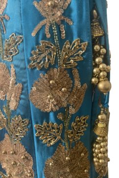Alternative view of Ready To Wear Blue Handwork Lehenga Choli