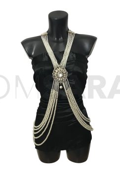 Unisex Moti And Crystal Bridal Belt